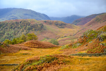 Cumbrian Fells in their Autumn colour
