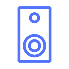 subwoofer woofer audio sound line icon