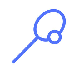 sports tennis racket tennis racket game line icon