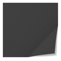Black bent paper. A clean square sheet. Text memo background