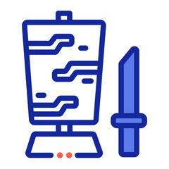 meat kebab icon
