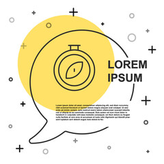 Obraz premium Black line Compass icon isolated on white background. Windrose navigation symbol. Wind rose sign. Random dynamic shapes. Vector