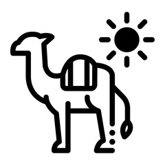 camel animal icon