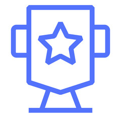 business finance prize trophy line icon