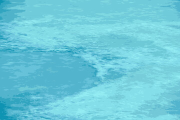Realistic vector illustration of an icy river surface. Texture of ice covered with snow. Winter background.