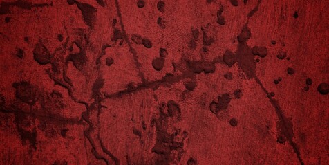old wall scratches background with dark side, old wall with red finish, old wall background full of cracks and moss
