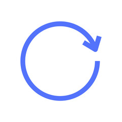 arrow direction navigation refresh reload line icon