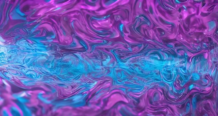 Fototapeta premium Abstract semitransparent fluids in pastel colors, computer generated