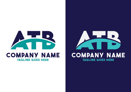Letter ATB logo design vector template, ATB logo