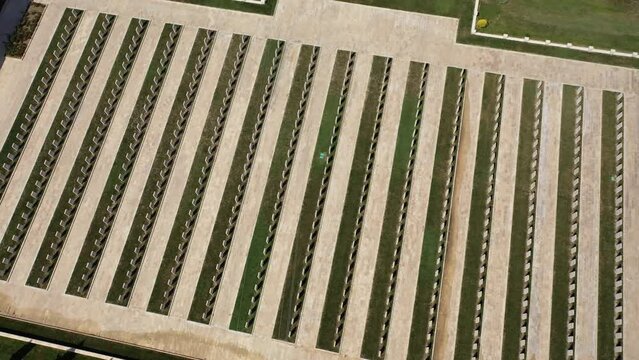 1915 Dardanelles War, Akbas Graves, Drone Aerial Footage, oe01