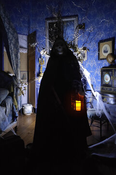 Grim reaper during Halloween night