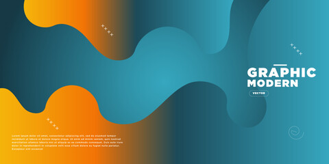 Abstract geometric banner template