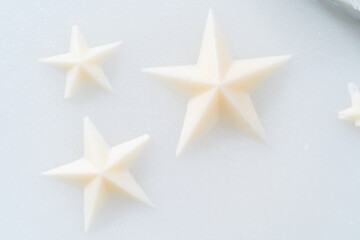 Star shaped chocolates