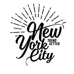 New York City Text. New york city t shirt, poster
