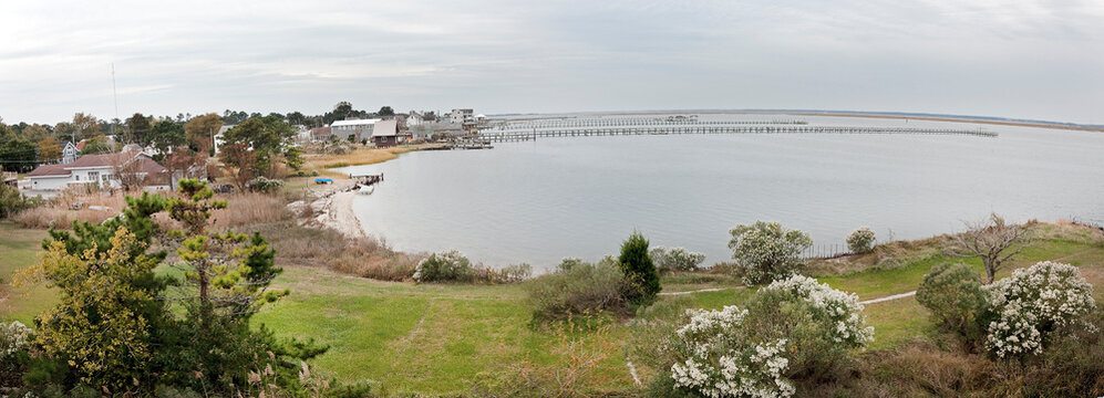 Chincoteague, Virginia Bay Channel Lagoon.