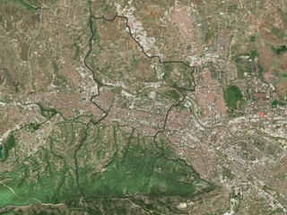 Karpos, Macedonia. Low-res satellite. No legend
