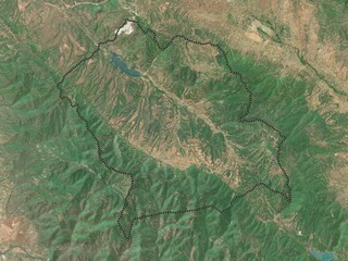 Konce, Macedonia. Low-res satellite. No legend