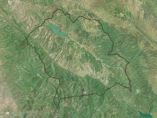 Konce, Macedonia. High-res satellite. No legend