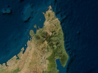Antsiranana, Madagascar. Low-res satellite. No legend