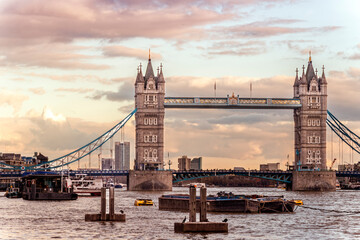 Tower Bridge is a Grade I listed combined bascule and suspension bridge in London, built between...