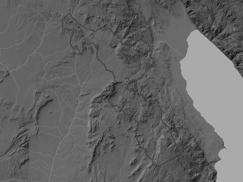 Chitipa, Malawi. Grayscale. No legend