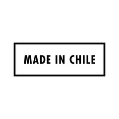made in Chile, symbol, label, template