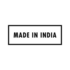 Fototapeta premium made in India, symbol, label, template