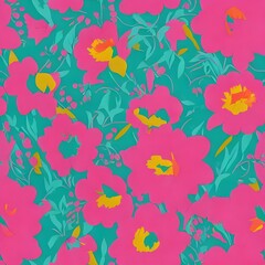 I see a piece of paper with intricate flowers cut out onto it. The design is beautiful and delicate, with each flower standing out in relief against the white backdrop. There are various shades of pin