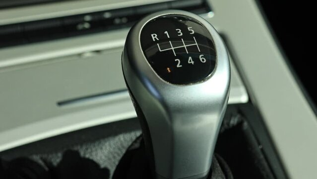 Manual gear lever car