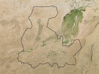 Segou, Mali. Low-res satellite. No legend