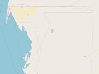 Dakhlet Nouadhibou, Mauritania. OSM. No legend
