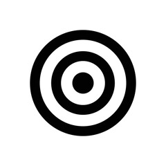 Target arrow icon vector design template