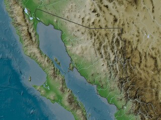 Sonora, Mexico. Wiki. No legend