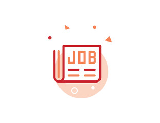 Job Offer Stroke Line Icon