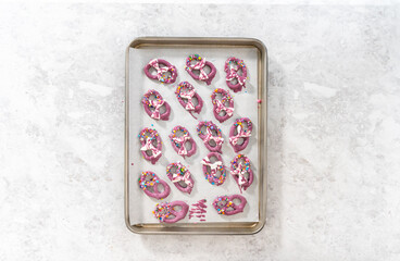 Mermaid pretzel twists