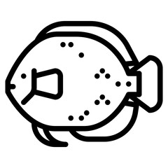 discus fish sea animal