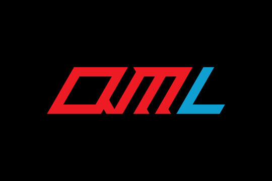 QML etter alphabet logo design