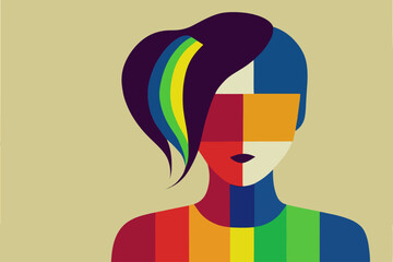 Girl tolerance, support lgbtq+ community