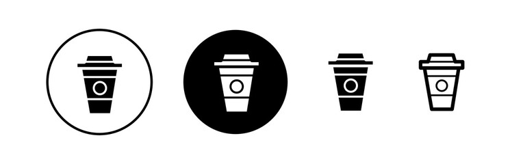 Coffee and Tea line icons. Cappuccino, Teapot and Coffeepot. Coffee beans linear icon set. Quality line set. Vector