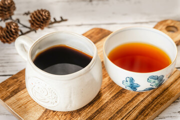 コーヒーと紅茶