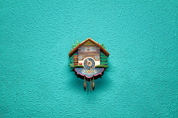 Swiss style cuckoo clock