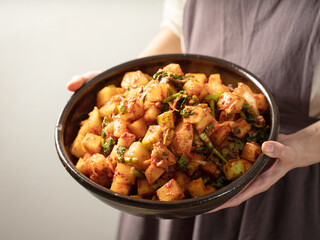 Radish kimchi, Korean traditional food