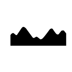 Fototapeta na wymiar Mountain Icon Vector