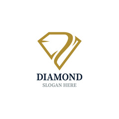 diamond logo design vector template