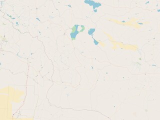 Hovd, Mongolia. OSM. No legend