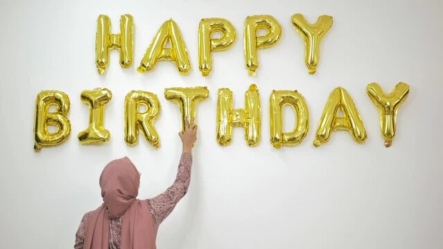 Indian Muslim Women Celebrating Birthday at Home	