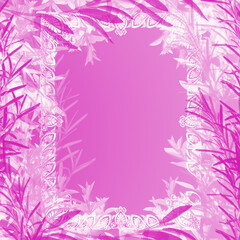 Kolorowe tło z ramką © Hanna