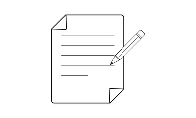 notebook with pencil, ball pen and notepad