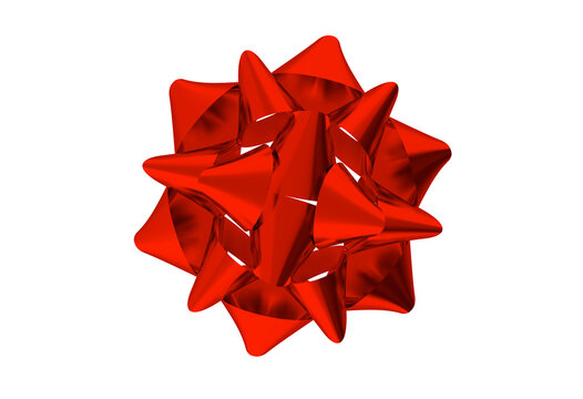 Red Gift Bow PNG