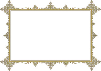 Golden Medieval Frame